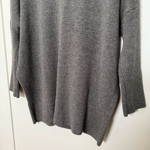 Vetta Sweater Cardigan Womens Sz XS Gray Oversized Knit Button Up Made in USA - Picture 8 of 13